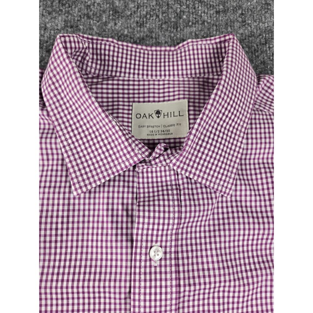 Oak Hill Pink Non Iron Stay Cool Dress Shirt 18.5 X 34 #402